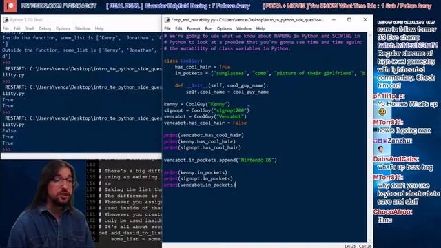 [Python Basics for Newbies] Objects and Name Assignment: Scoping, Mutability, and Identity