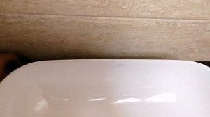 Полка под накладную раковину из мебельного щита и накладная раковина