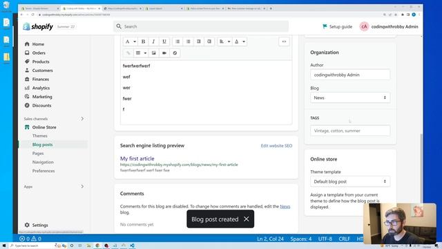 Getting started with Shopify theme development (from scratch / complete guide) смотреть онлайн