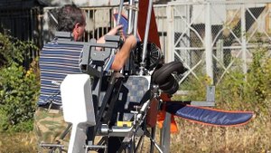 Автожир Барсик. Подготовка к полету. Gyroplane Barsik. Preparation for flight