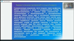 Г. Гарбер "Интерпретация Солнца в знаках Зодиака"