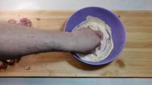 Отбивная из филе бедра в кляре