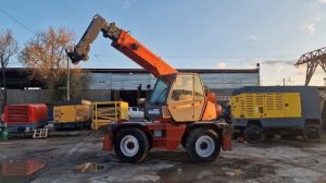 Manitou MRT1432 телескопический погрузчик. WWW.ARENDODATEL.KZ Обзор спецтехники