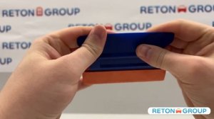 Пластиковый ракель для работы с самоклеющейся пленкой Reton Group / Шпатель магнитный / с фетром