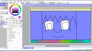 Как рисовать в PaintTool Sai Для АВЫ в YouTube ! МОЁ ПЕРВОЕ ВИДЕО)