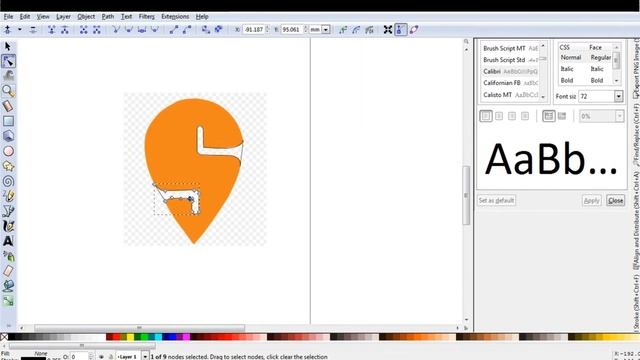 Vectorize a PNG Logo | Inkscape Tutorial смотреть онлайн