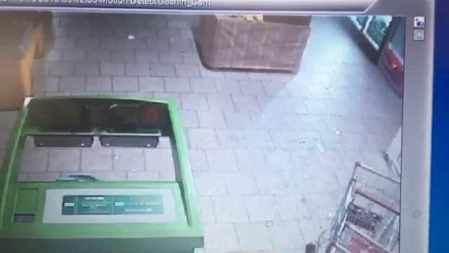 Как в Новокузнецке вскрывали банкомат