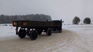 Элемент "Заезд в бокс". Категория  "CE" |  Element Reverse the truck with a trailer. Category "CE"