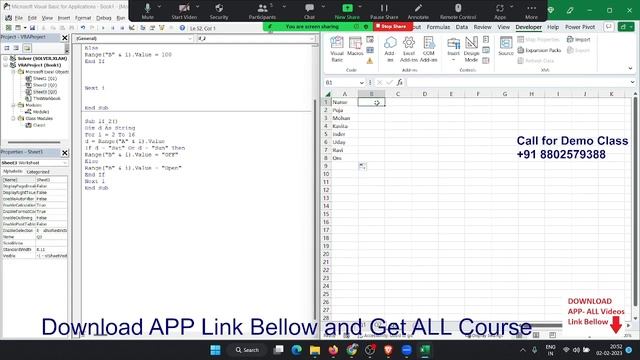 Learn IF-AND-OR with Array in VBA Macros #Sujeet Sir Excel Classes #IPTINDIA #Excelcourse
