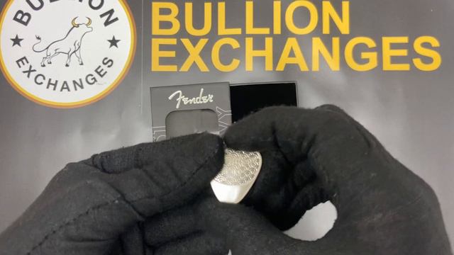 2021 10 gram PAMP Suisse Sterling Silver Heavy Playable Fender 351 Guitar Pick смотреть онлайн