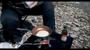 Оладьи на природе. Pancakes we did cook while hiking