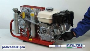 Замена приводного двигателя с электрического на ДВС компрессора Coltri MCH-6
