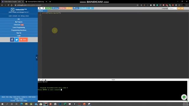 #1 Writing First Program in Python | Core Python Programming Course |