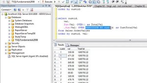 Microsoft SQL Server - T-SQL: Over() and Partition By