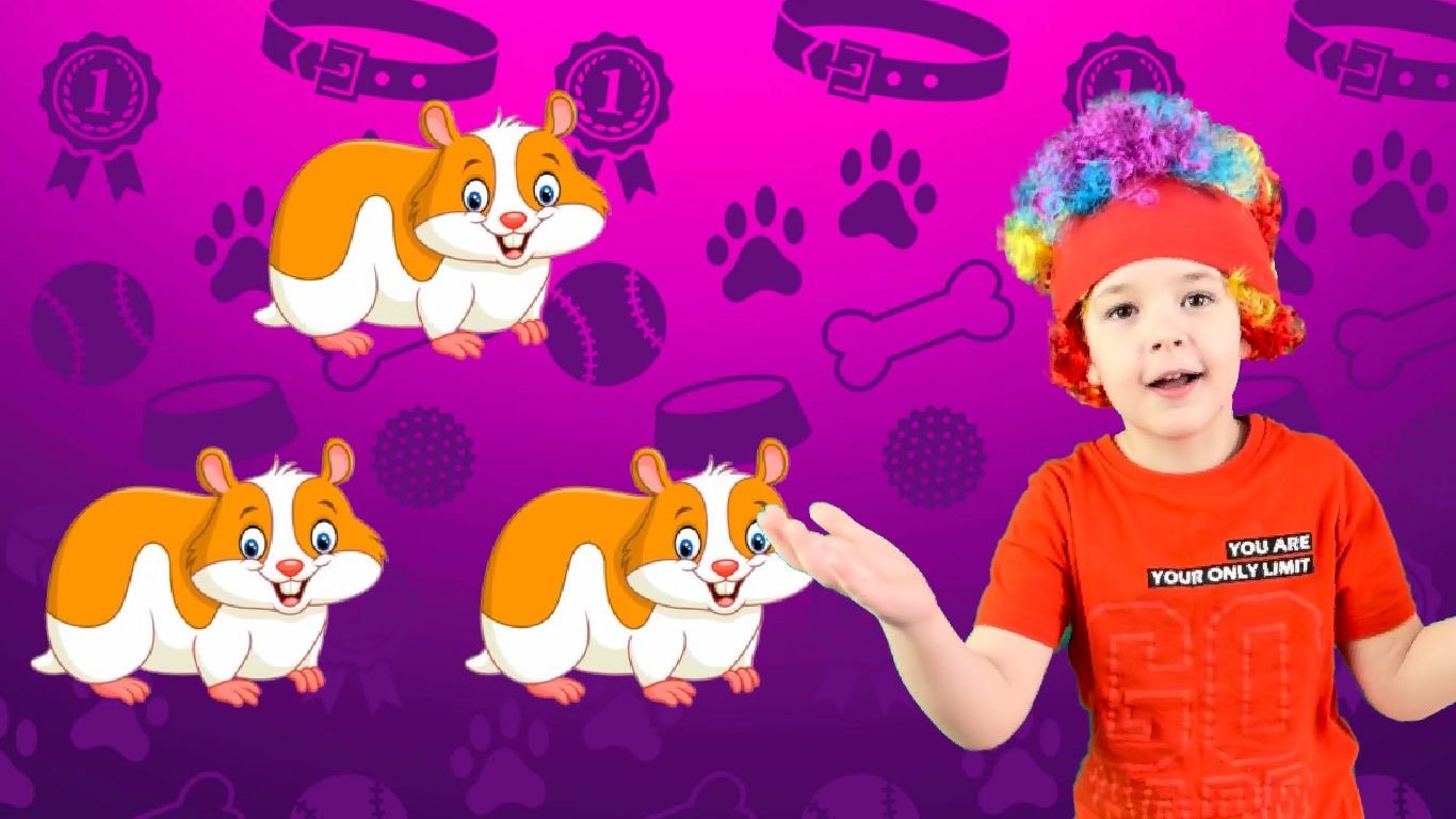 Дикие и Домашние животные Детская Песенка учим животных и счёт.mp4 смотреть онлайн