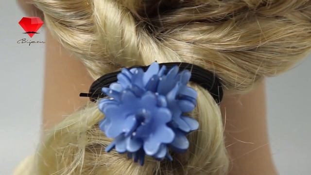 Bije.ru: Детская резинка для волос, украшенная цветком Andajen (Андаэнь) смотреть онлайн