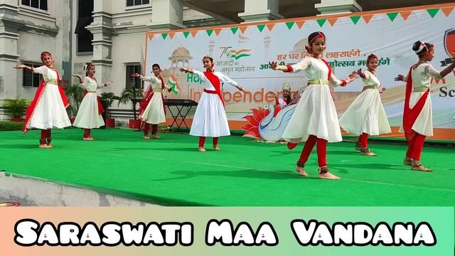 AM World School | 75th Independence Day | Goddess Saraswati Vandana | Session 2022-23 смотреть онлайн