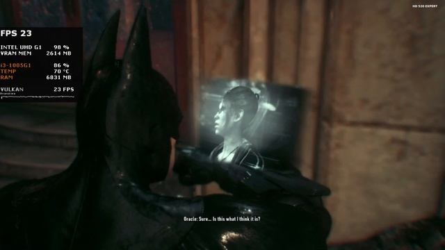 Batman Arkham Knight Intel UHD + i3-1005G1 | Vulkan (Dxvk) | Custom Settings | Crash Fix смотреть онлайн
