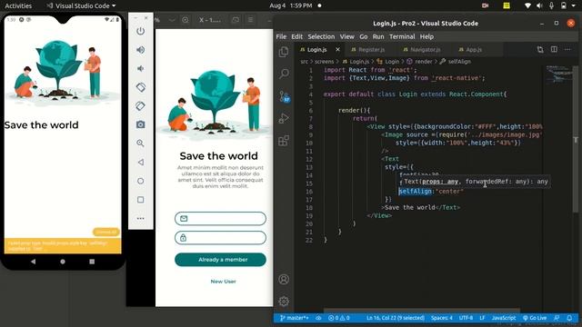 ? Login and Registration form using React Native (2020) смотреть онлайн