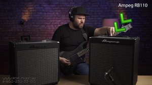 Ampeg RB-108 и Ampeg RB-110 басовые комбо усилители на 30 и 50 вт