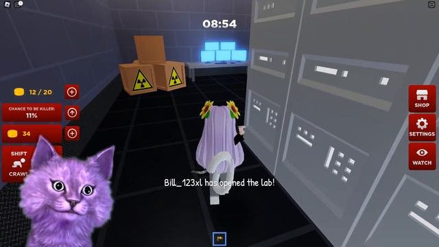 ГРИМАС ШЕЙК ПЫТАЕТСЯ МЕНЯ УБИТЬ?! // Roblox Grimace Shake смотреть онлайн