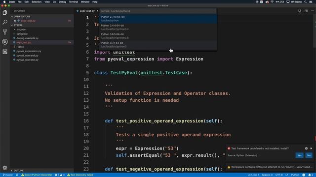 Python Unit Testing With VS Code смотреть онлайн