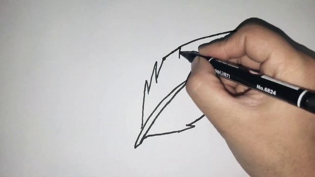 Рисуем перо для детей/ Draw a feather for children/ Bolalar uchun patni chizish/