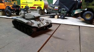 Rc tank heng long m41a3 танк на радиоуправлении,звук,дым...