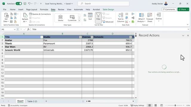 Quick Learning: Automate Your Tasks in Excel