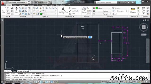 AutoCAD Essential Training 23 Rectangular Tools смотреть онлайн