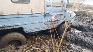 ЛУАЗ. покатушки с УАЗ.