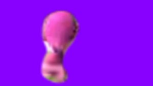 Маша бежит футаж [на фиолетовом фоне] Purple screen