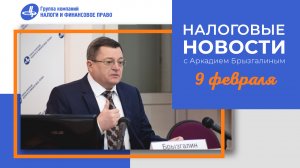 Налоговые новости от Аркадия Брызгалина (9.02.23)