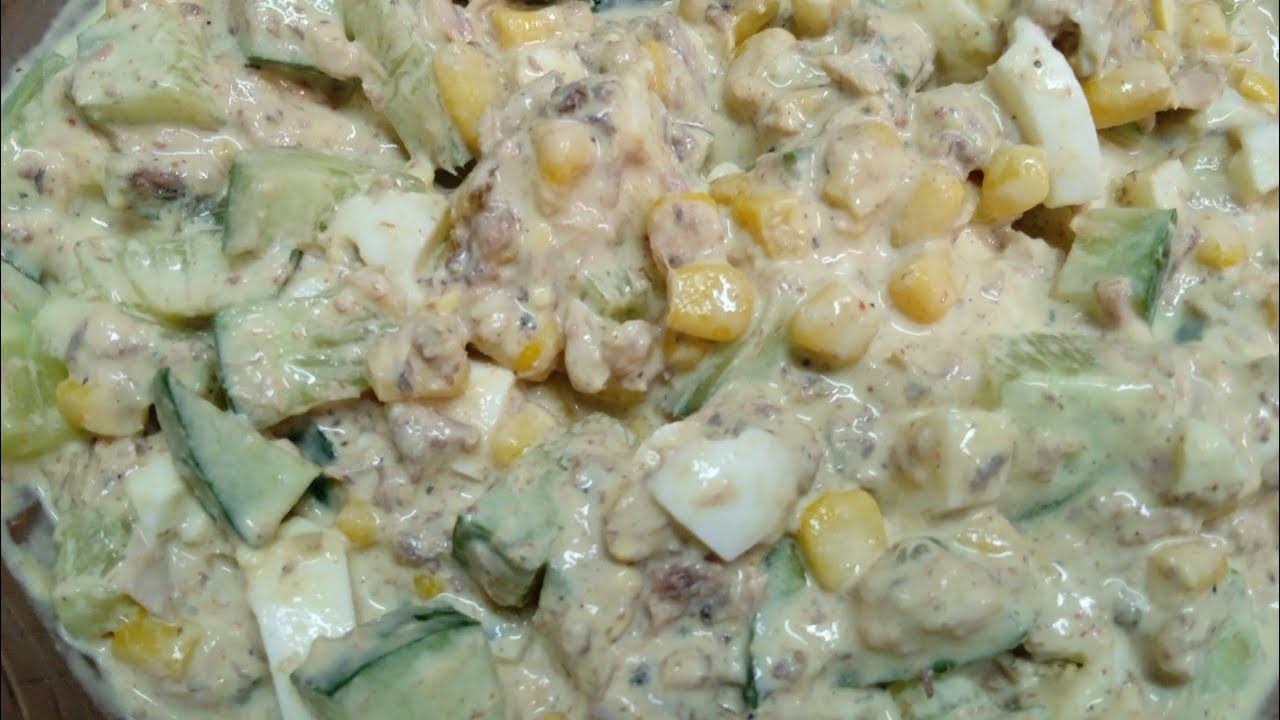 Простой и вкусный салат на праздничный стол! Салат из тунца!