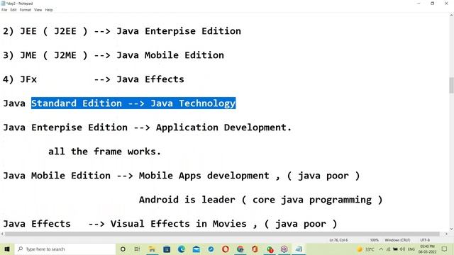 CORE JAVA tutorials || Demo - 2 || by Mr. Nageswar Rao On 08-03-2022 @5PM IST смотреть онлайн