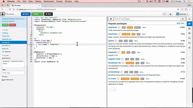 Angular 2 with Bootstrap 4  TypeScript part 2