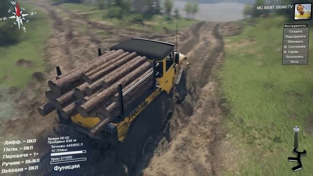 [Spintires]#27 сумашедший гряземес!!!