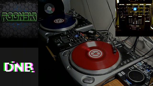 Dj Roonski DnB testing denon dnx100 mixer смотреть онлайн