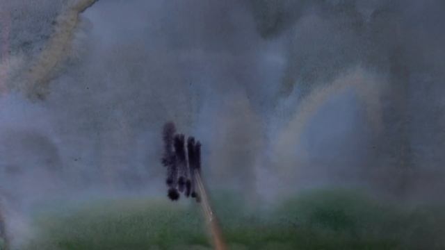 АКВАРЕЛЬ. 2 способы нарисовать небо+ рисуем замок | Art School смотреть онлайн