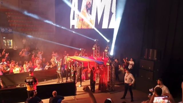 Выход на бой с трибуны Rafael Abrahamyan, Рафаэль Абраамян смотреть онлайн