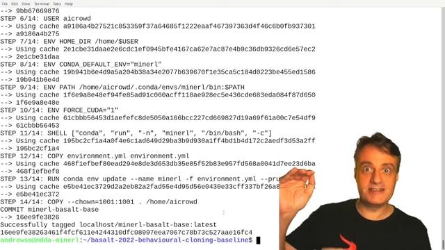 Installing MineRL using Containers - with linked code