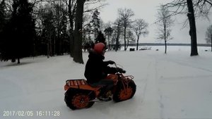 Мотовездеход 2х2 из Беларуси. Зимние приключения!