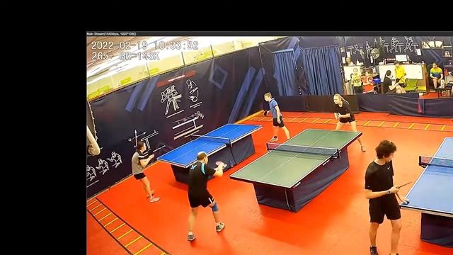 Субботний турнир по настольному теннису в клубе ТОПС Новоильинского района от 19.02.22 смотреть онлайн