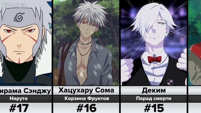 Аниме Персонажи с Белыми волосами