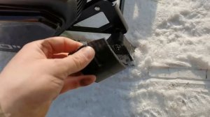 Эксперимент. Лыжи для снегоочистителя