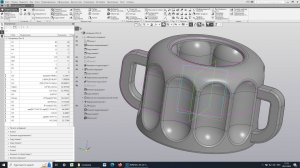 Сахарница в Компас-3D