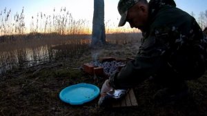 Рыба в фольге на углях на закате солнца. Как приготовить леща на костре (мангале) в фольге с овощам