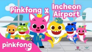 Pinkfong & Baby Shark at the Airport! | Pinkfong X Incheon Airport | BTS Sketch Video