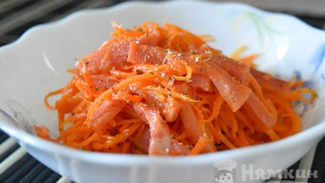 Закуска Хе с красной рыбой по-домашнему