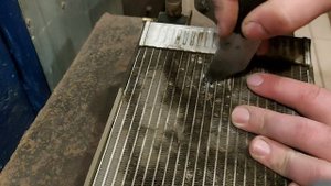 Ремонт радиатора печки